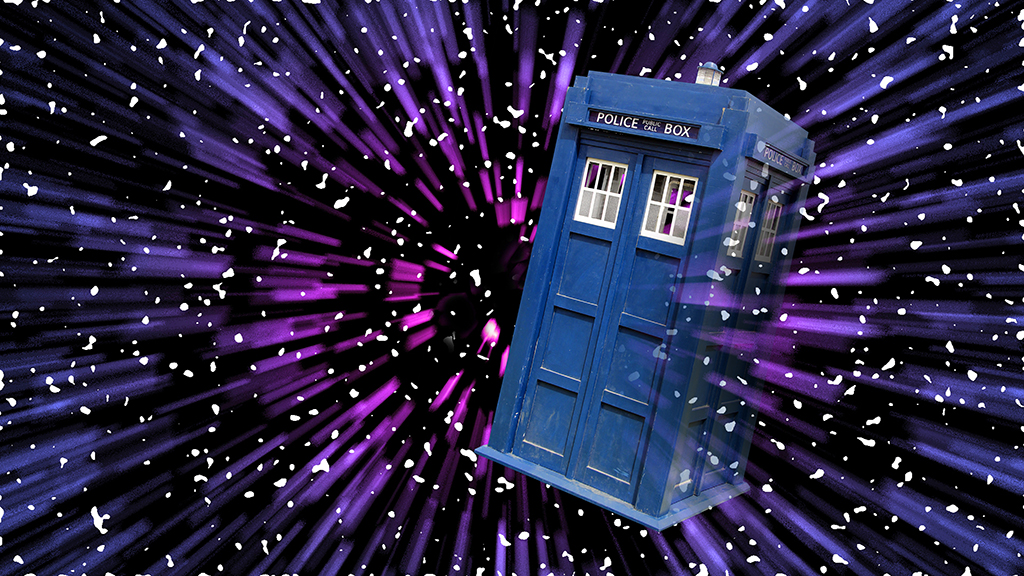 Dr Who's time-travelling TARDIS