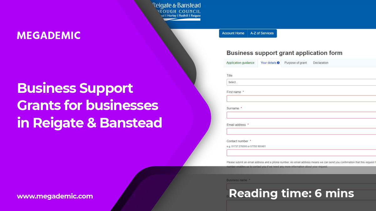 Business Support Grants for Small Businesses in Reigate & Banstead